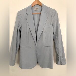Linen blend blazer